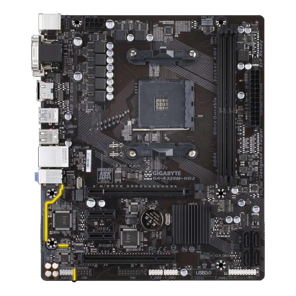 Mexx AM4 GIGABYTE GA A320M S2H
