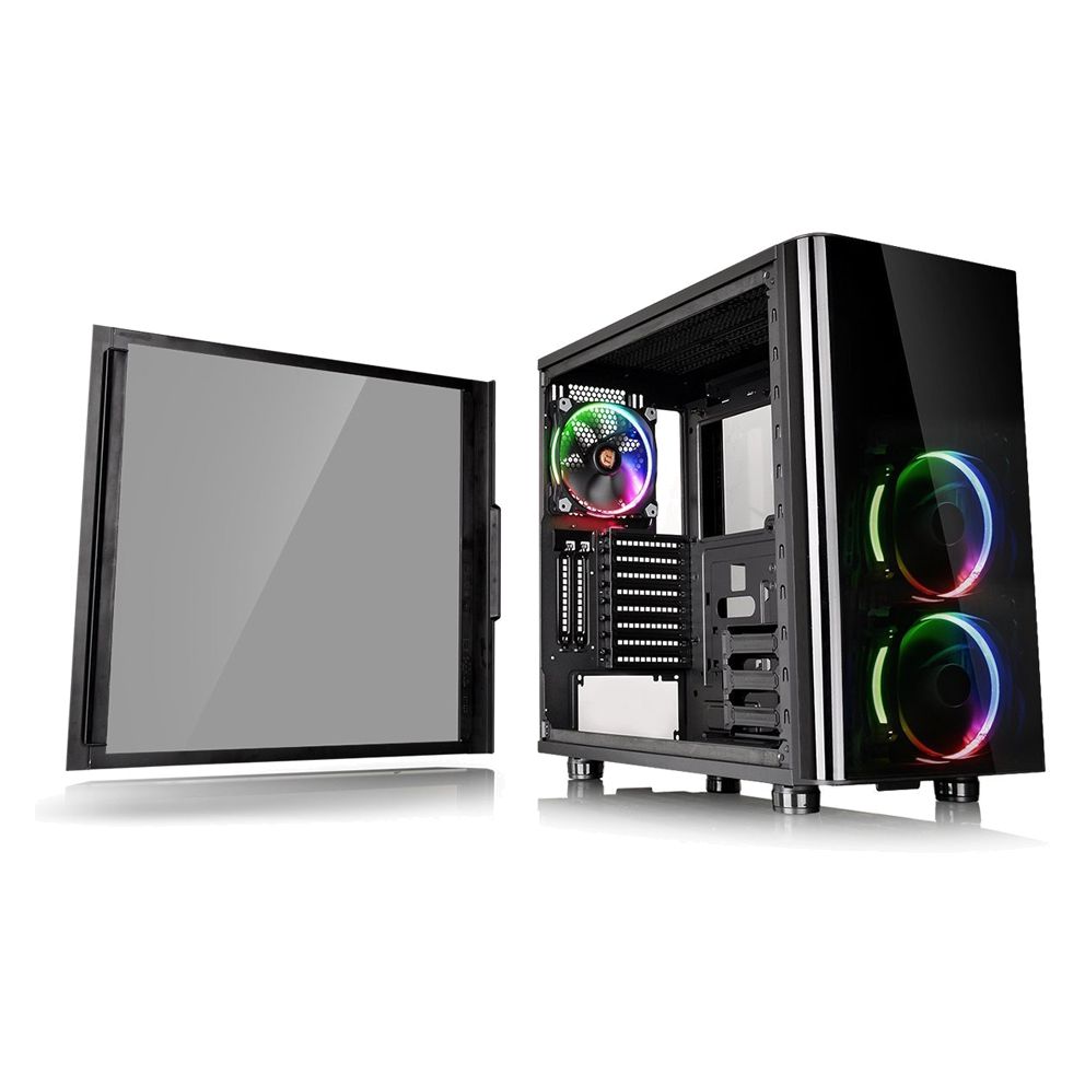 GABINETE THERMALTAKE VIEW 31 RIING BLUE | Mexx computación