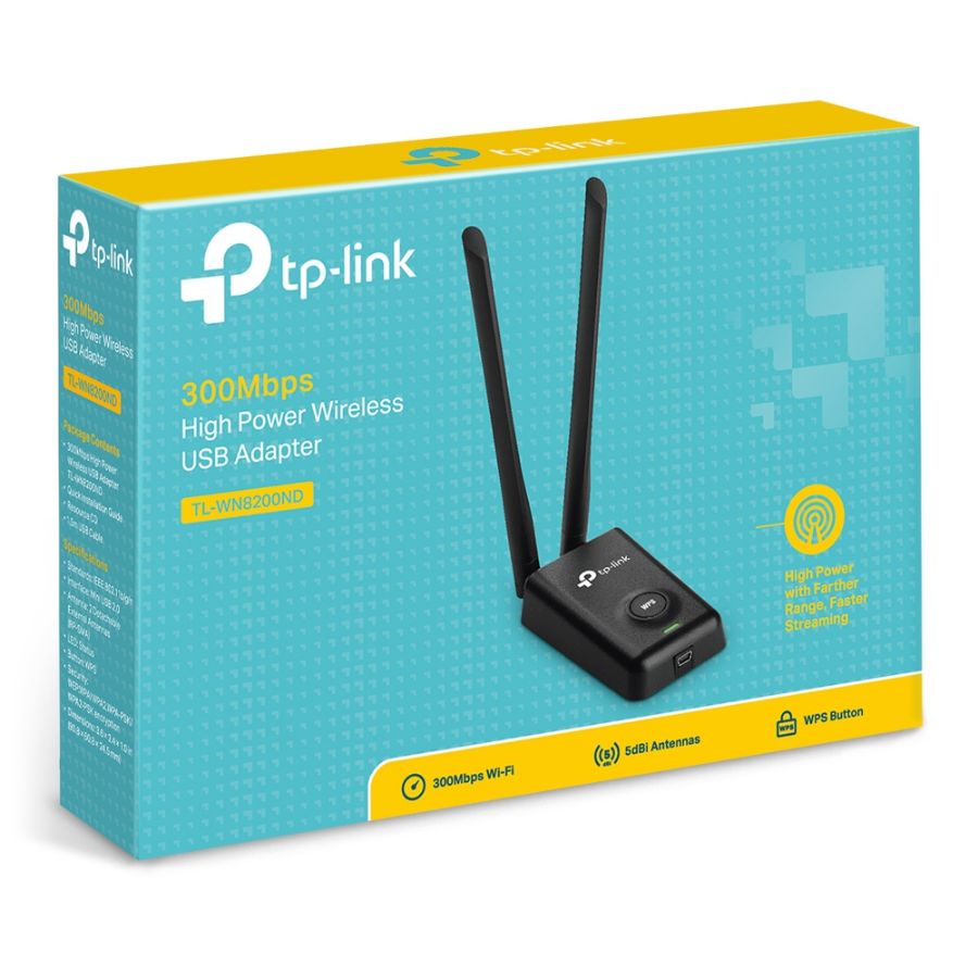 Usb Red 300 Mbps High Power Tp-Link WN8200ND