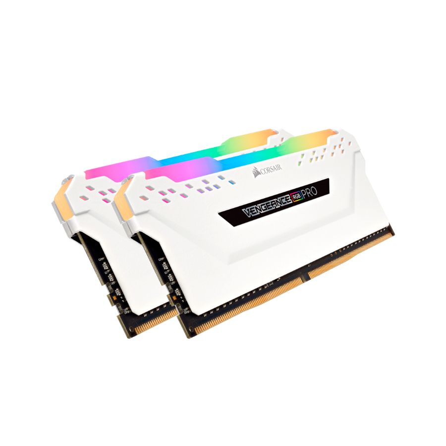 Memoria Ram DDR4 - 16Gb 2x8 3600 Mhz Corsair Vengeance Rgb Pro Blanco