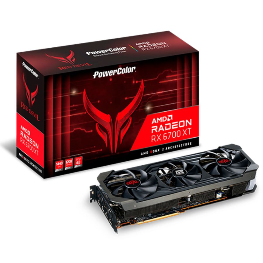 Placa De Video Radeon RX 6700 XT 12Gb PowerColor Red Devil Oc