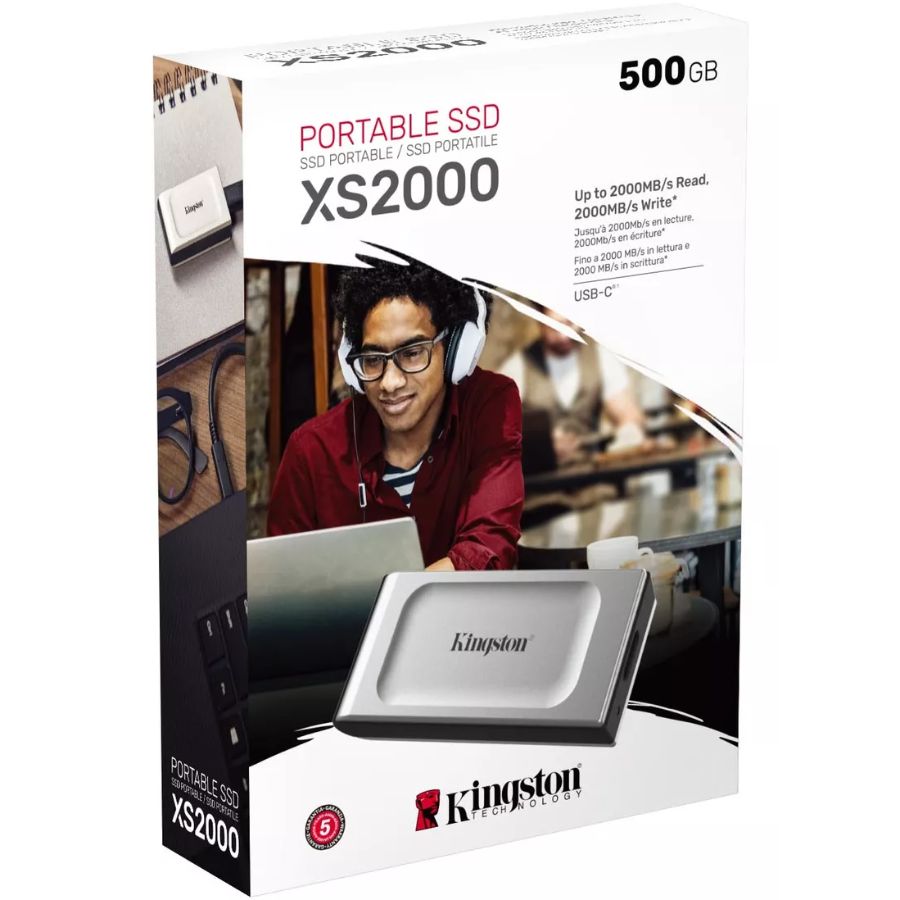 Disco Externo 500Gb Solido Ssd Kingston XS2000 
