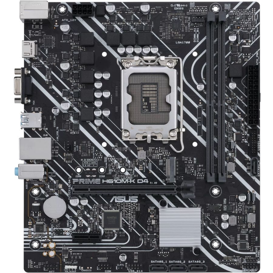 Motherboard 1700 12°Gen - Asus Prime H610M-K DDR4