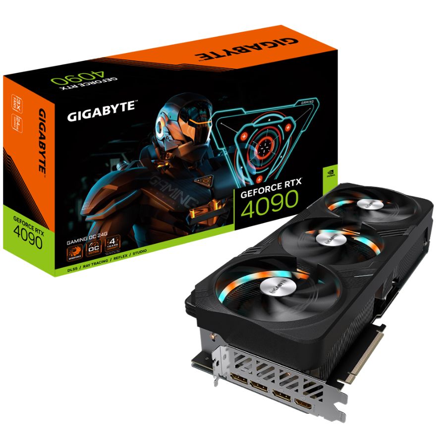 Placa De Video GeForce RTX 4090 24Gb Gigabyte Gaming Oc 