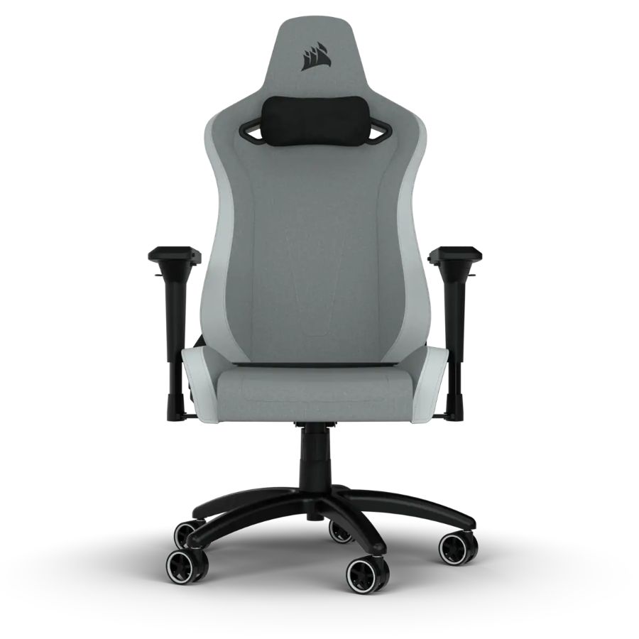 Mexx SILLA GAMER CORSAIR TC200 CUERO GRIS BLANCO