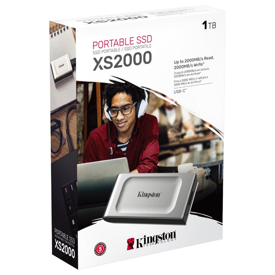 Mexx  DISCO EXTERNO 1TB SOLIDO SSD KINGSTON XS2000