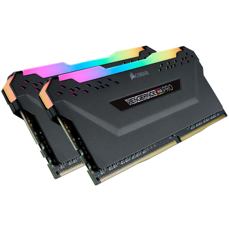 Memoria Ram DDR4 - 16Gb 2x8 2666 Mhz Corsair Vengeance Rgb Pro Negro