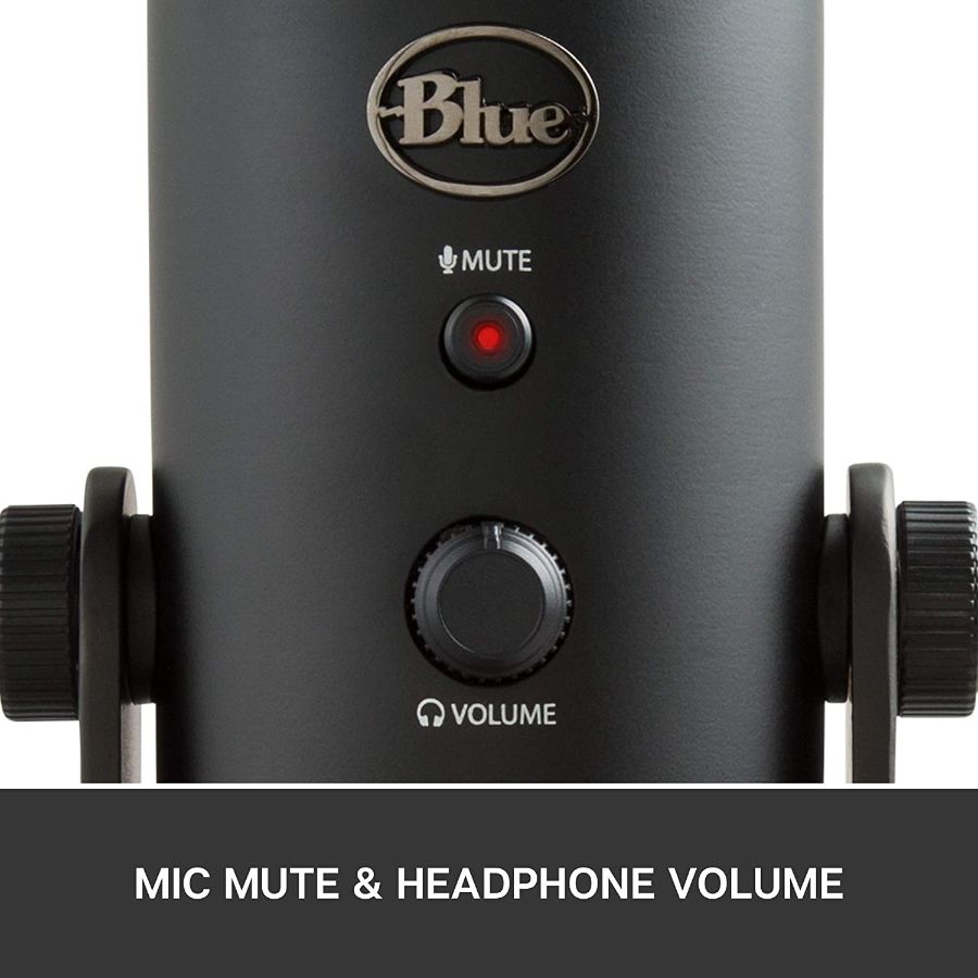 Micrófono Blue Yeti Blackout Edition