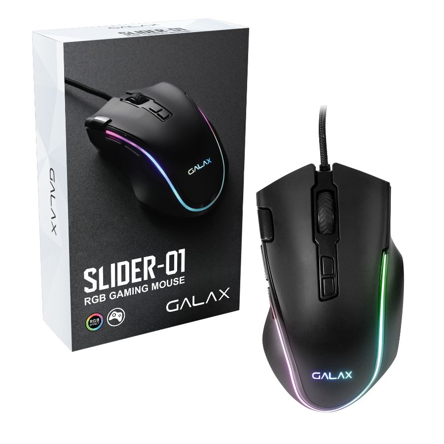 Mouse Gamer Galax Slider 01 Rgb 7200 Dpi