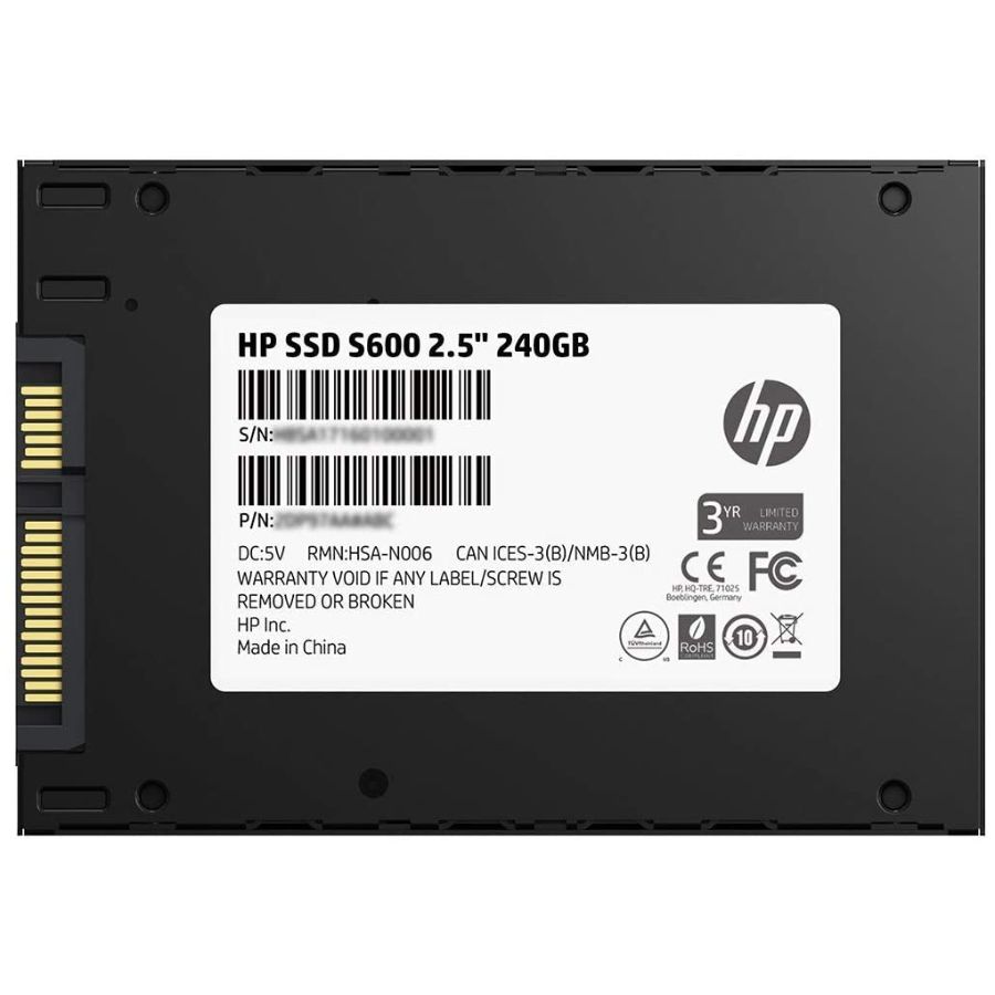 Ssd hp s600 обзор