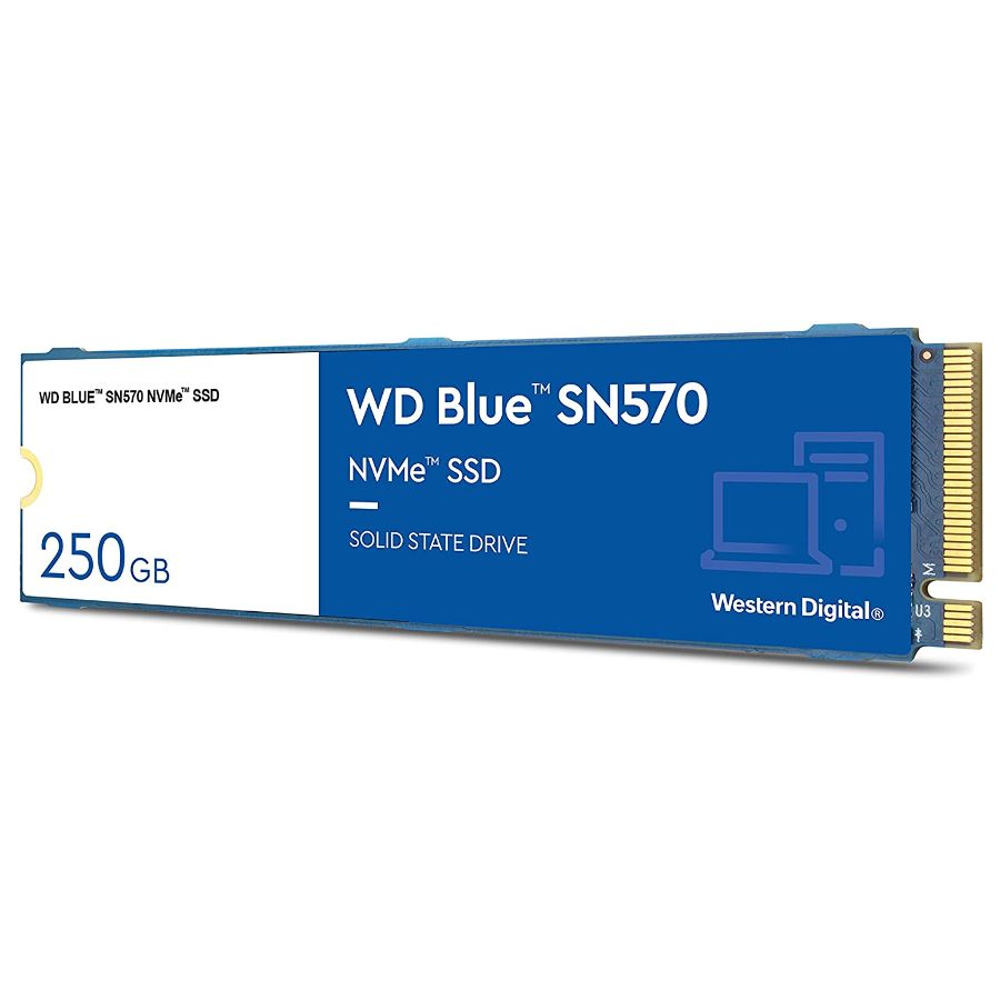 Disco Solido Ssd M2 Pci-E 250Gb Wd SN570 Blue