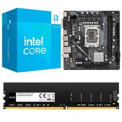 Combo Actualización Nº364 Pc Intel Core i3 14100 + H610 + 8Gb 