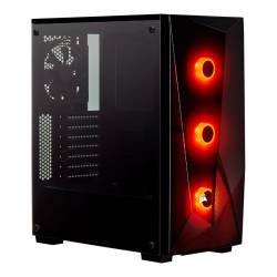 Gabinete Mid Tower Corsair Carbide Spec Delta Rgb Negro 4 Fan