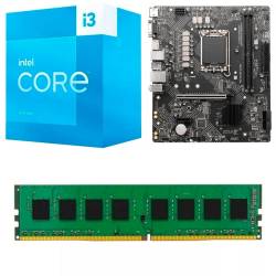 Combo Actualización Pc Intel Core i3 13100 + B760 + 8Gb