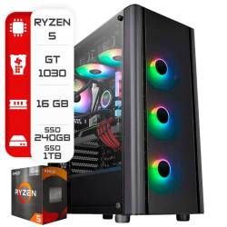 PC AMD RYZEN 5 5600-B550-16GB-GT 1030-240-960