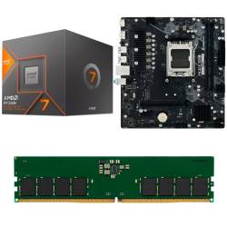 Combo Actualización Nº323 Pc Amd Ryzen 7 8700G + B650 + 32Gb 