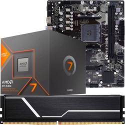 Combo Actualización Nº324 Pc Amd Ryzen 7 8700G + B650 + 32Gb Blindada