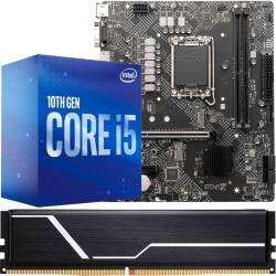 Combo Actualización Nº418 Pc Intel Core i5 10400 + H510 + 16Gb Blindada