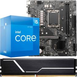 Combo Actualización Nº407 Pc Intel Core i5 12400 + H610 + 8Gb Blindada 