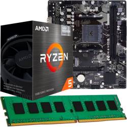 Combo Actualización Nº272 Pc Amd Ryzen 5 4600G + A520 + 8Gb