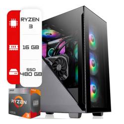 Pc AMD Ryzen 3200G A520 -16GB-480GB-KIT