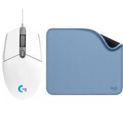 Kit Gamer Mouse Logitech G203 Lightsync + Pad Mouse Studio Series #