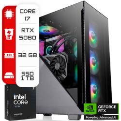 PC INTEL CORE ULTRA 7 265KF-32GB-RTX5080-1TB-850W