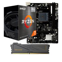 Combo Actualización Nº326 Pc Amd Ryzen 7 5700G + B450 + 32Gb 