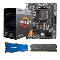 COMBO ACTUALIZACIÓN Nº250 PC AMD RYZEN 3 3200G + A520 + 16GB + NVME 256GB