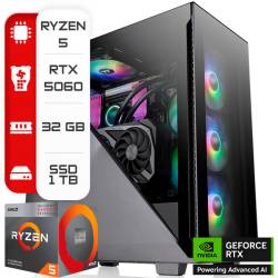 PC AMD RYZEN 5 3400G-A520-1TB-32GB-RTX5060