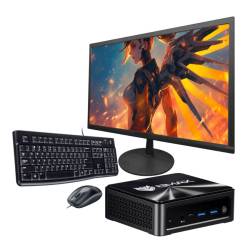 MINI PC RYZEN 7 5825U 16GB SSD 512GB + MONITOR 22" 75HZ + MK120 #