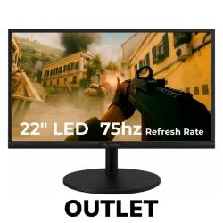 OUTLET - MONITOR GAMER 22" X-MICRO HDMI VGA 75HZ 5MS X22KN
