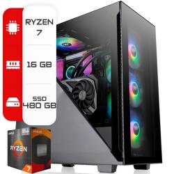 PC AMD RYZEN 7 5700G - A520 - 16GB -SSD 480GB