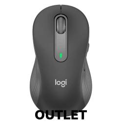 OUTLET - MOUSE LOGITECH M650 BLUETOOTH NEGRO PARA ZURDOS