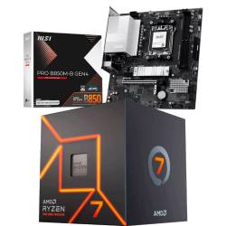 COMBO ACTUALIZACIÓN Nº326 AMD RYZEN 7 7700 + MSI PRO B850M-B
