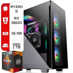 G5564 Amd Ryzen 5 5600GT - 16Gb - 1Tb - RX 5600 6Gb - 600W