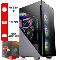 MX5530 Amd Ryzen 7 5700G - A520 - 16Gb- 480Gb - 500W 