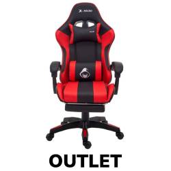 Outlet - Silla Gamer X-Micro XM-B98RD Negro y Rojo