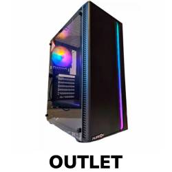 OUTLET - GABINETE MID TOWER AUREOX SKOLL ARX 200G 1 FAN RGB