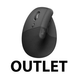 OUTLET - MOUSE LOGITECH LIFT ERGO INALÁMBRICO NEGRO PARA ZURDOS