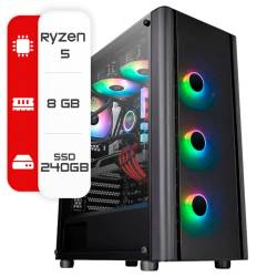 G595 PC AMD RYZEN 5 3400G - 8GB - 240GB - GABINETE