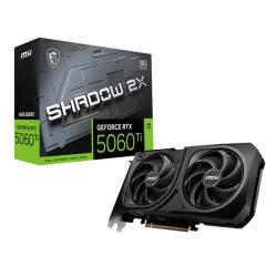 PLACA DE VIDEO GEFORCE RTX 5060 TI 16GB MSI SHADOW 2X OC PLUS