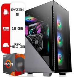 XM143 PC AMD RYZEN 5 3400G - 16GB - 480GB - GABINE