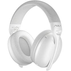 Auricular Gamer Aula S6 Blanco Ultraligeros Inal&aacute;mbrico