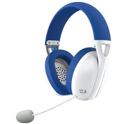 Auricular Gamer Redragon Ire Pro H848 Blanco Azul