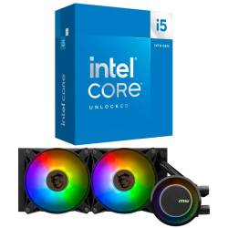 Combo Intel Core I5 14600k + Watercooler Msi Mag Coreliquid E240 Rgb #