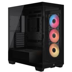 Gabinete Mid Tower Corsair 3500X RS-R Argb 3 Fan Negro