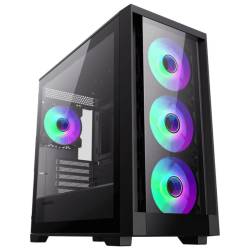 Gabinete Mid Tower Gamemax Defender 4 Fan Argb