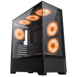Gabinete Mid Tower Gamemax Vista AB 6 Fan Argb