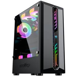 Gabinete Mid Tower Level Up Cassiopeia Rgb